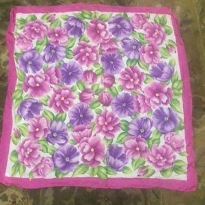 $140 AUTHENTIC ADRIENNE VITTADINI SILK SCARF